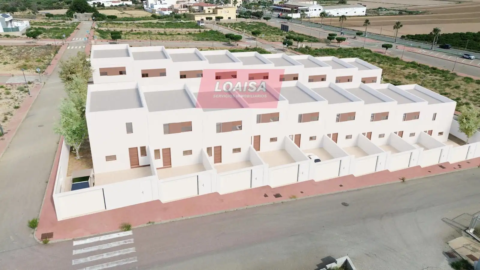 Vista exterior de Casa adosada en venta en Antas con Calefacción y Terraza