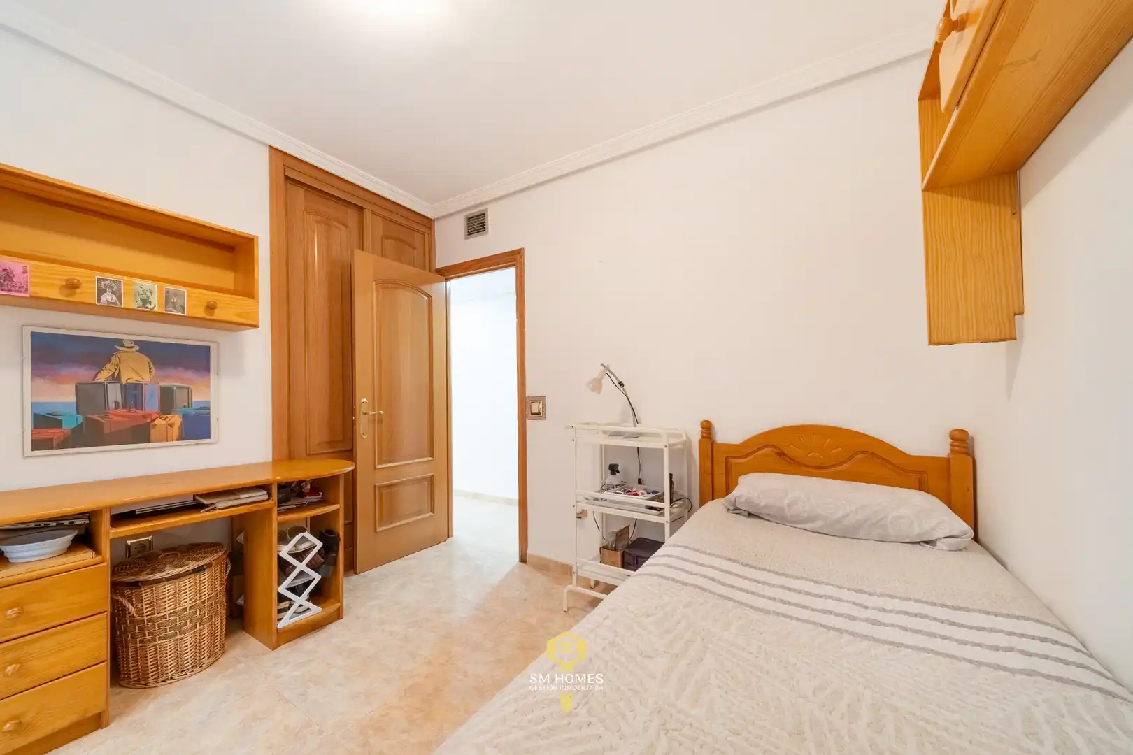 Schlafzimmer von Wohnung zum Verkauf in Coslada mit Klimaanlage, Abstellraum und Ofen