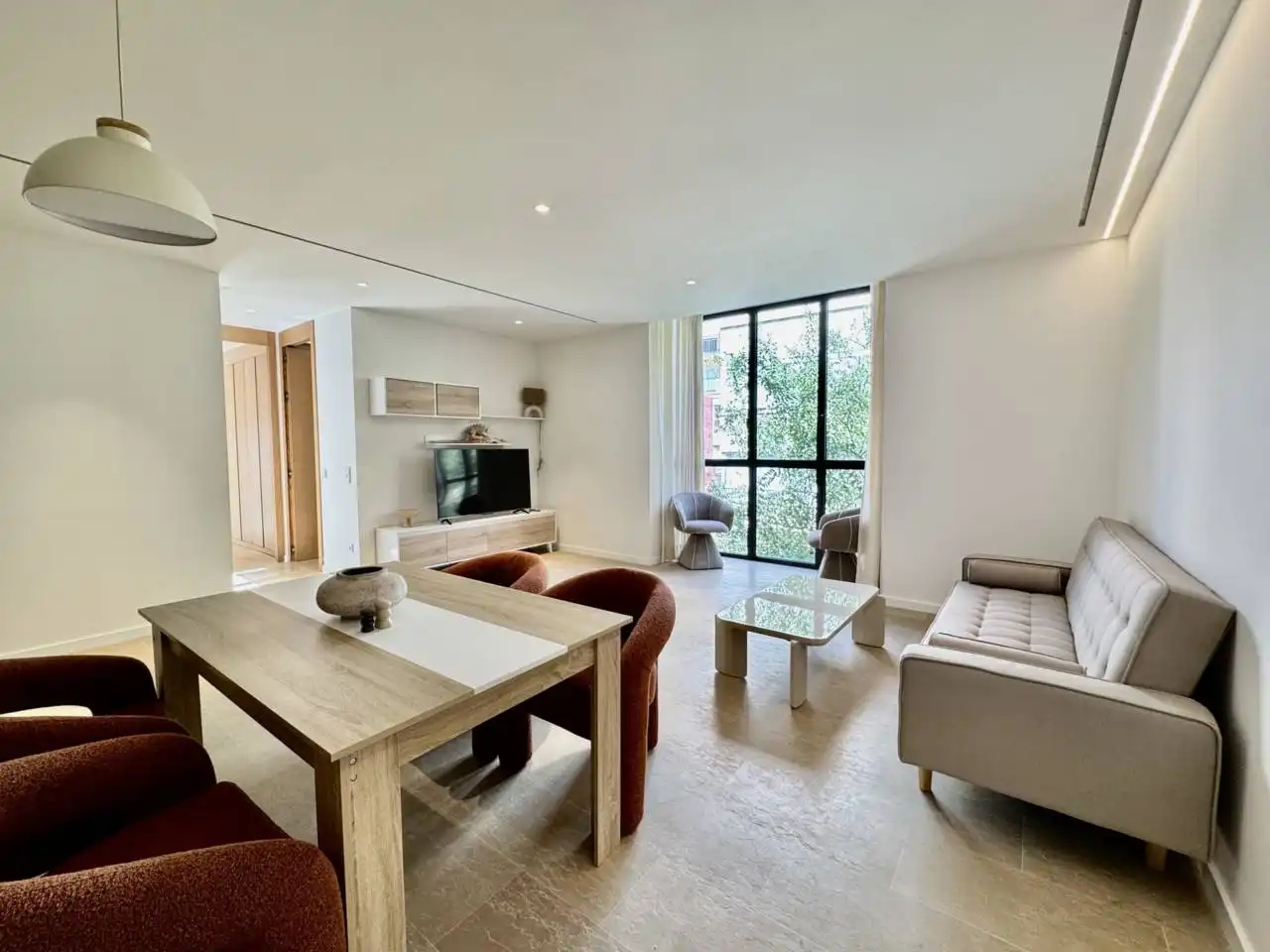Wohnzimmer von Wohnung zur Miete in Centre