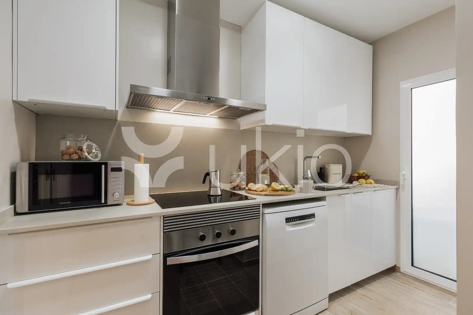 Kitchen of Apartments for rent in Barcelona  with Air Conditioner, Heating and Furnished