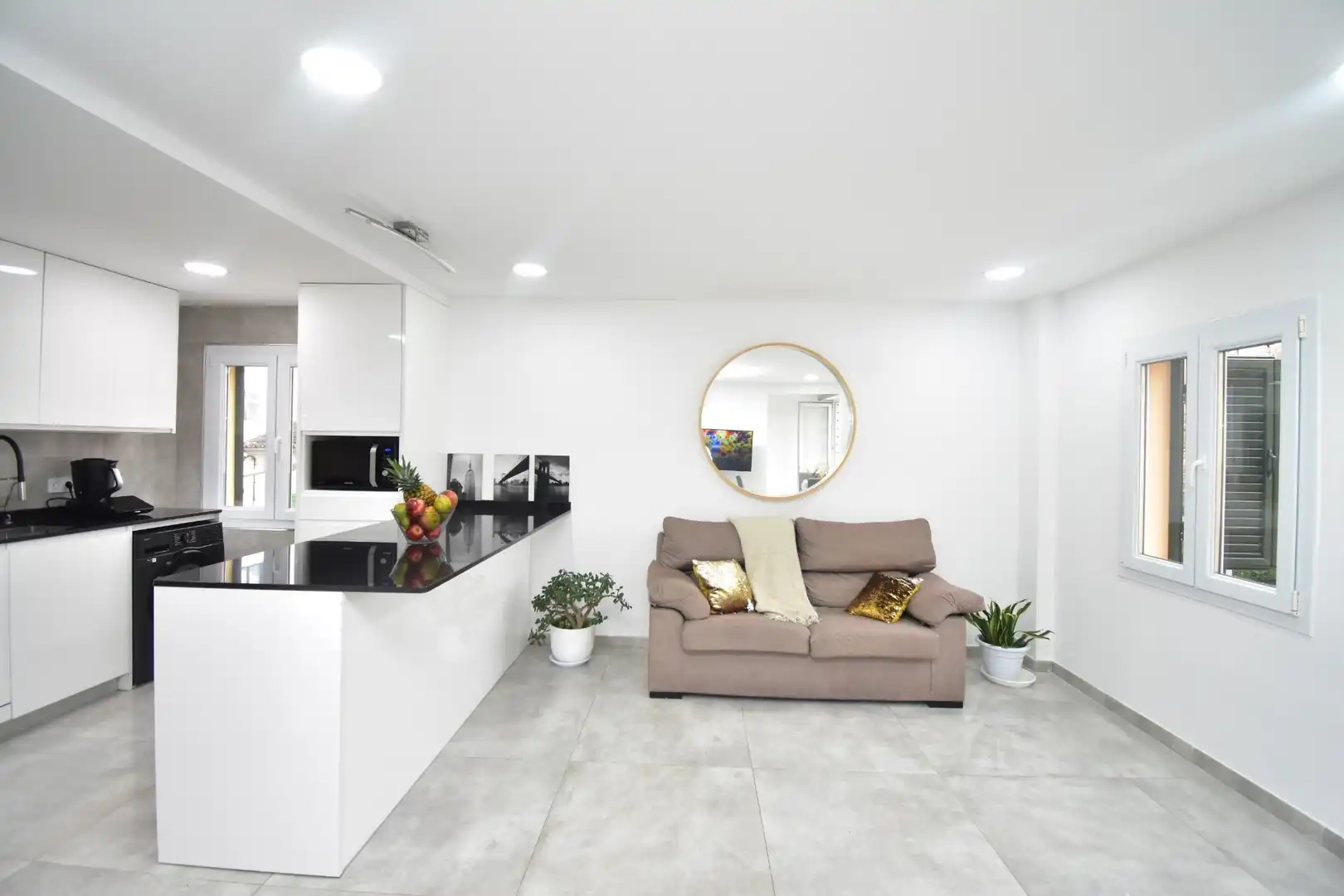 Sala de estar de Piso en venta en  Palma de Mallorca con Aire acondicionado, Calefacción y Amueblado