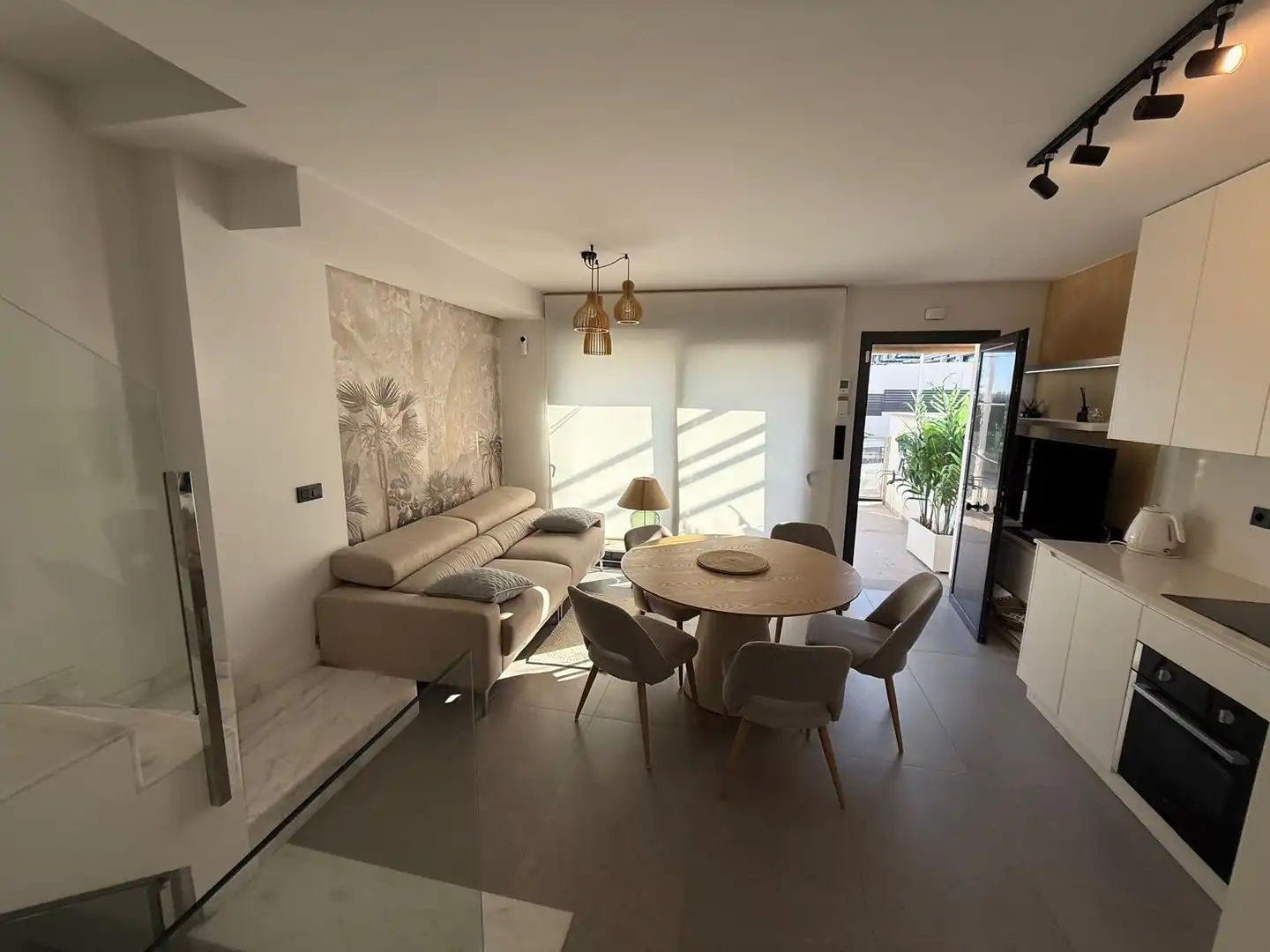 Sala de estar de Casa o chalet en venta en Guardamar del Segura con Aire acondicionado, Jardín privado y Terraza