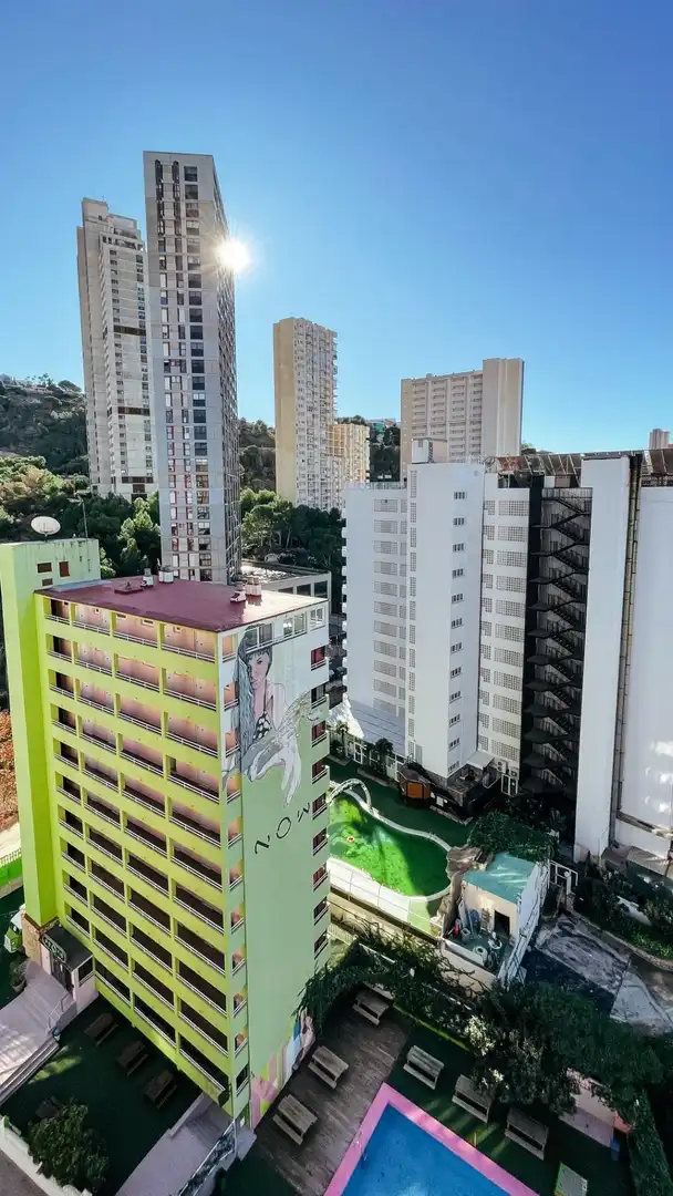 Exterior view of Apartments for rent in Benidorm  with Private garden and Community pool
