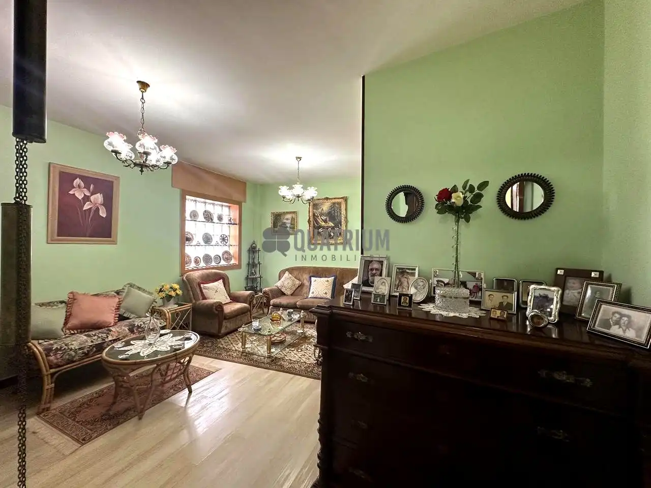 Living room of Flat for sale in A Estrada   with Terrace and Furnished