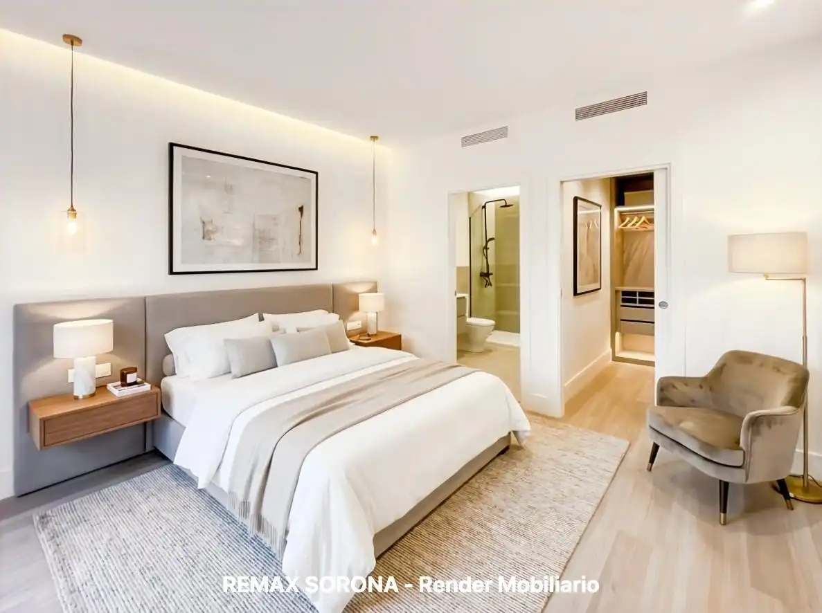 Schlafzimmer von Wohnungen zum Verkauf in Madrid mit Heizung