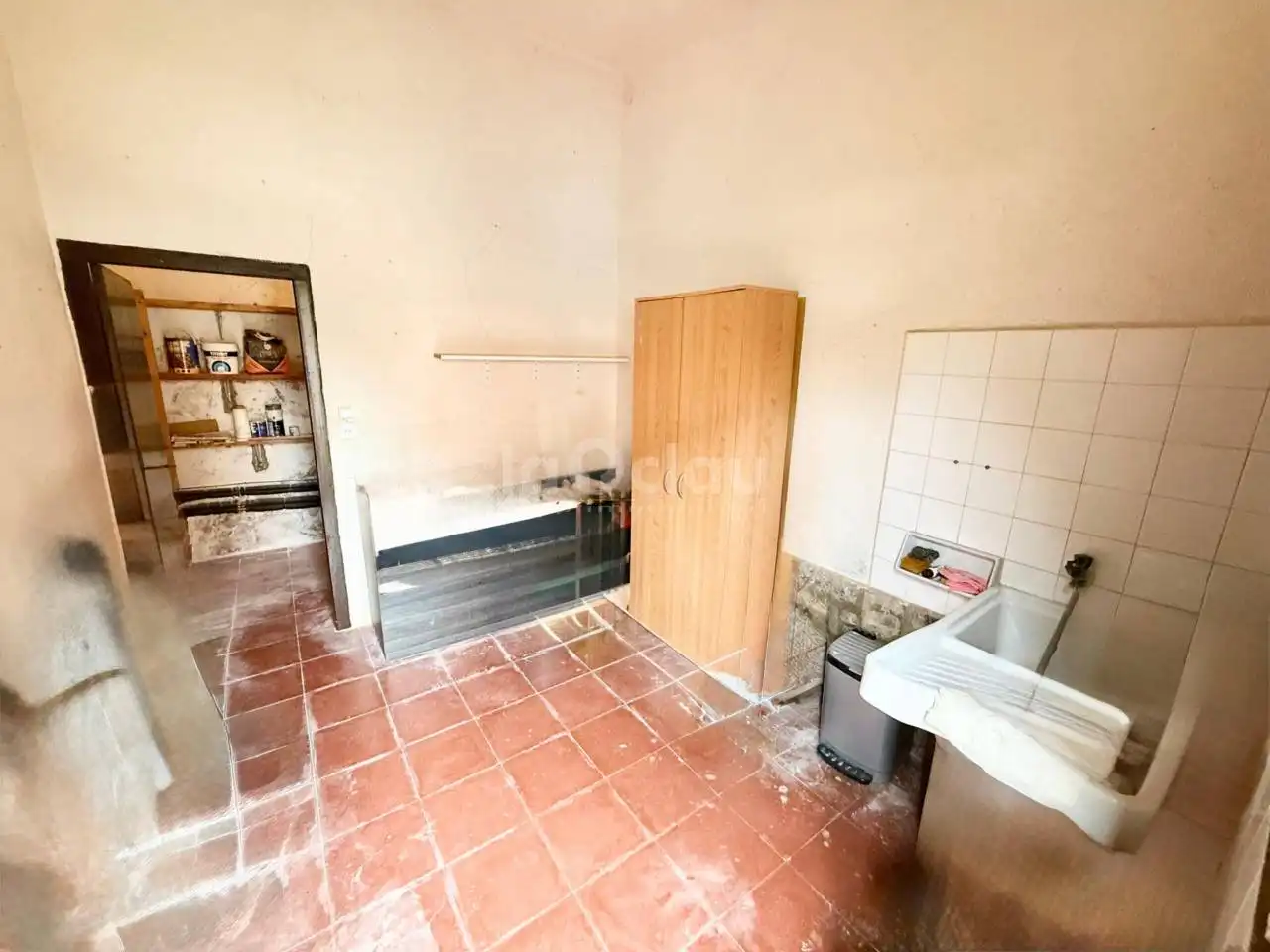 Cuina de Casa o xalet en venda en L'Estany amb Calefacció i Terrassa