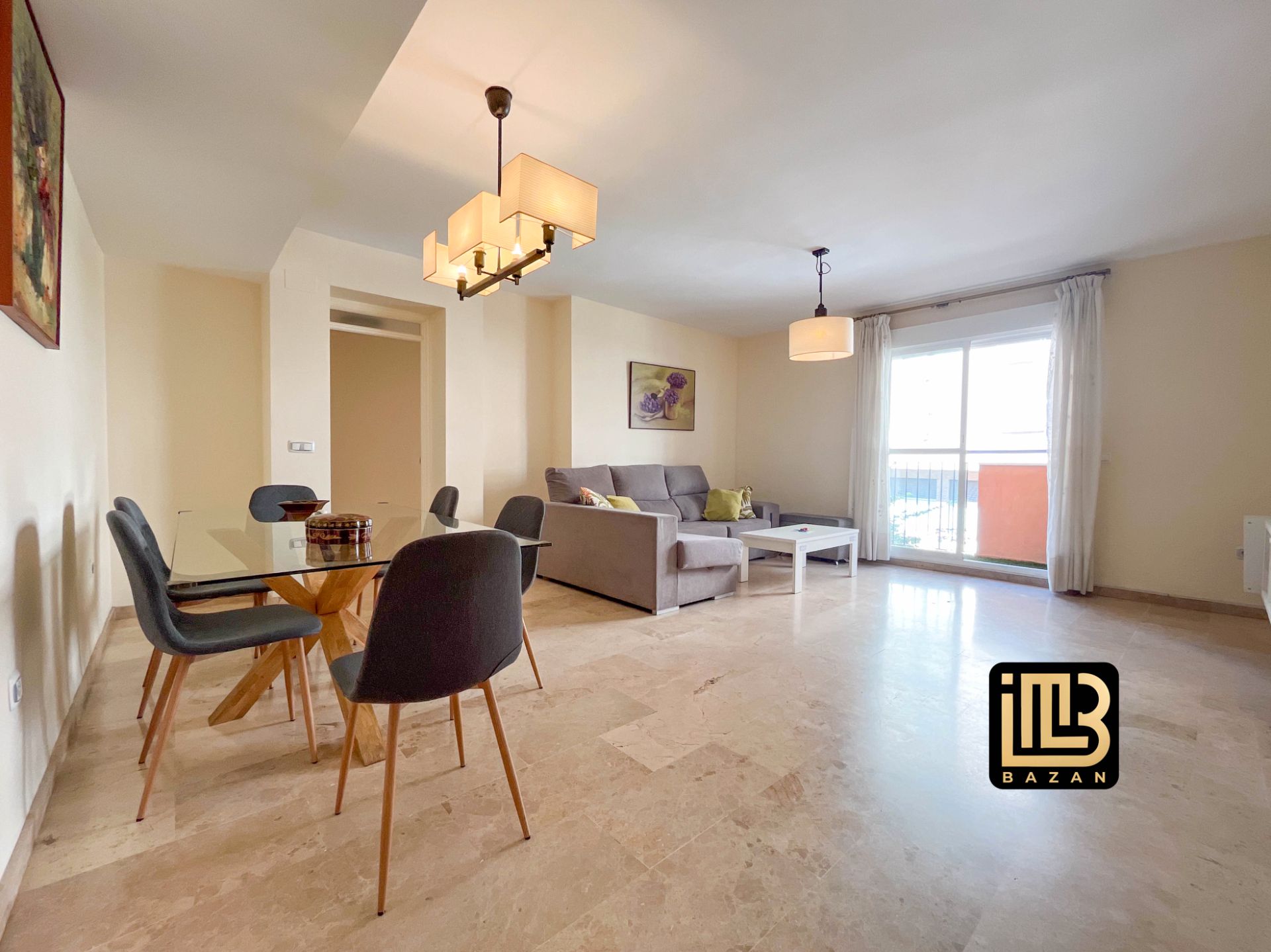 Living room of Apartment to rent in Málaga Capital  with Air Conditioner, Terrace and Furnished