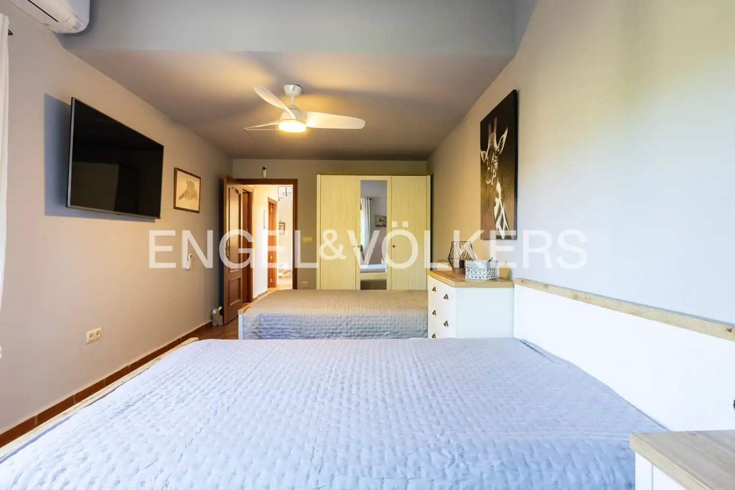 Bedroom of Houses for sale in Pedreguer  with Air Conditioner, Heating and Private garden