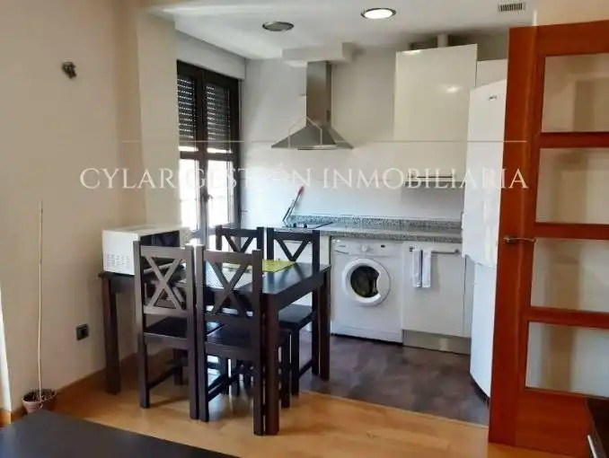 Cocina de Piso de alquiler en Salamanca con Calefacción, Parquet y Amueblado