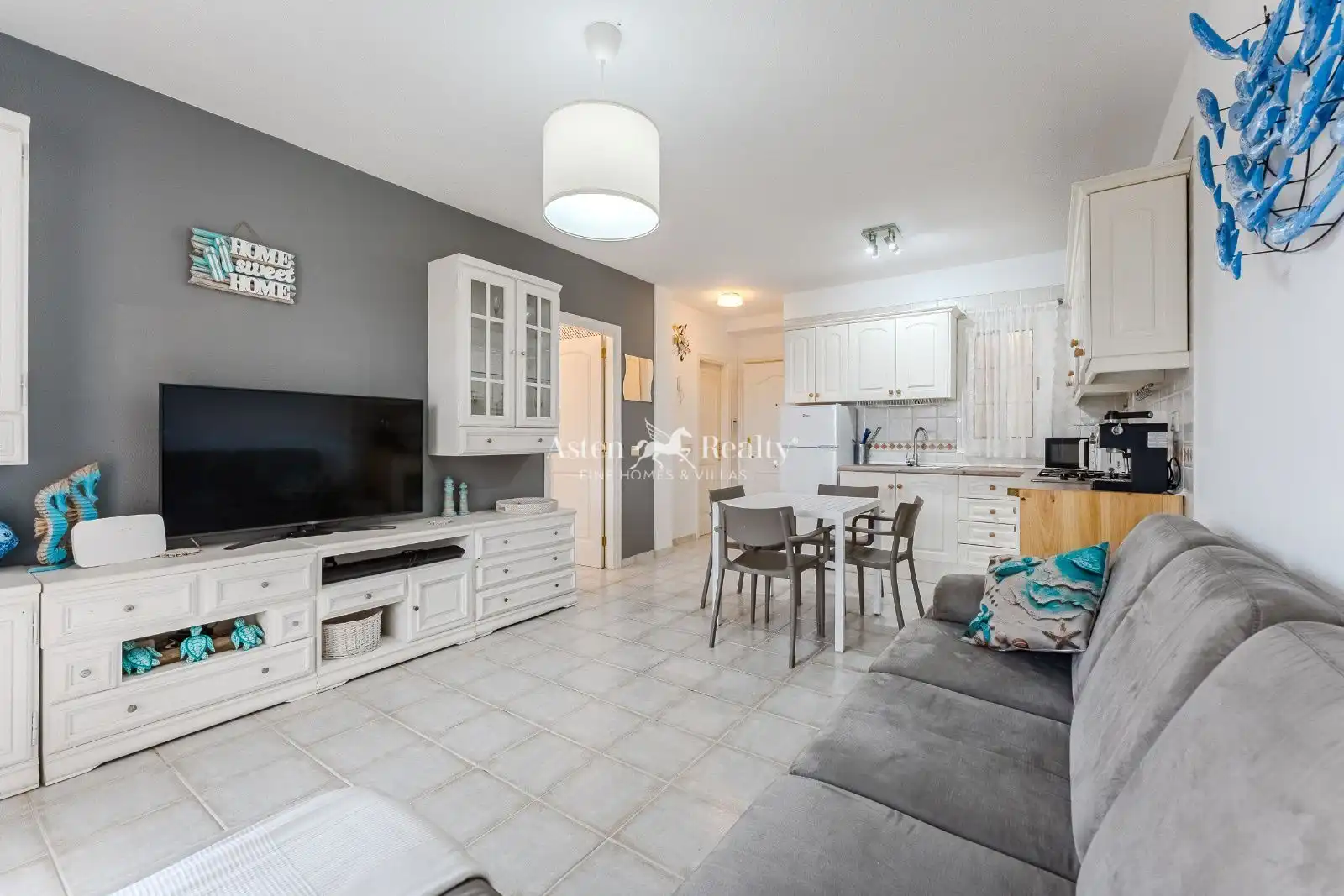 Sala de estar de Apartamento en venta en Arona con Aire acondicionado, Jardín privado y Terraza