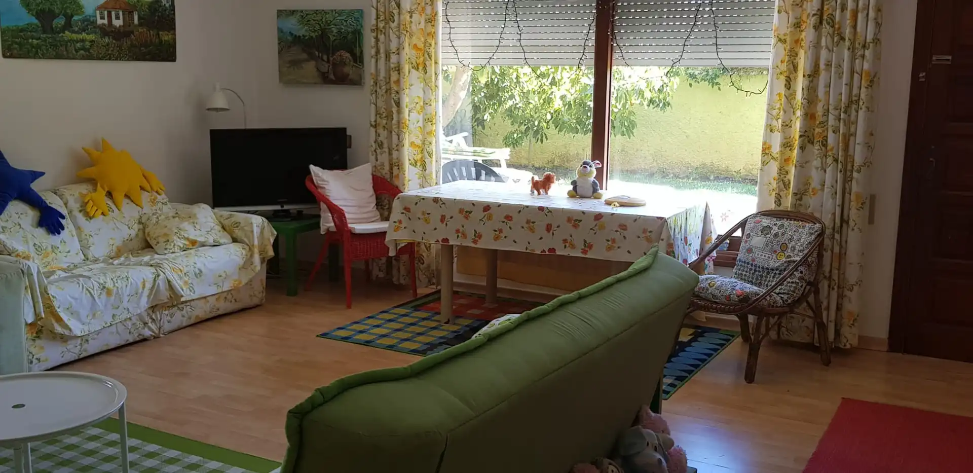 Living room of Houses for sale in San Cristóbal de la Laguna  with Private garden, Parquet flooring and Terrace
