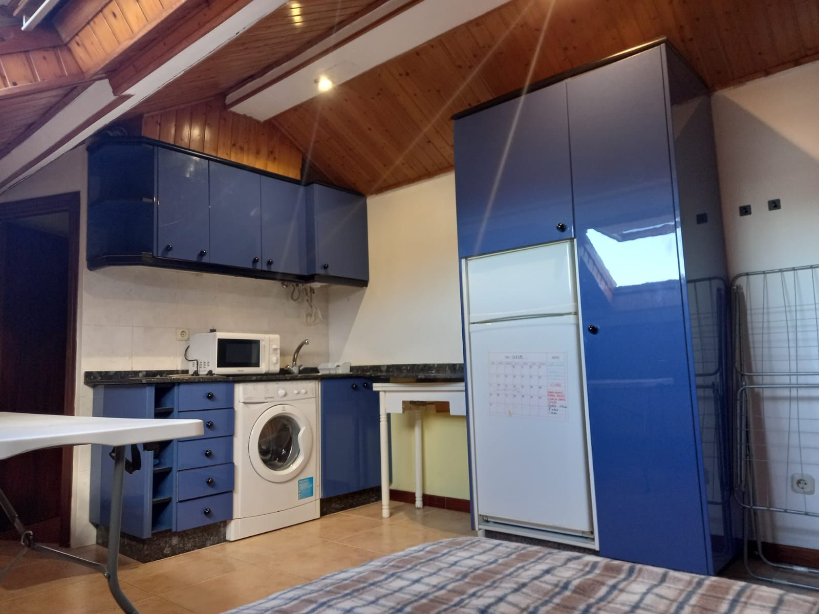 Kitchen of Flat to rent in Santiago de Compostela   with Furnished