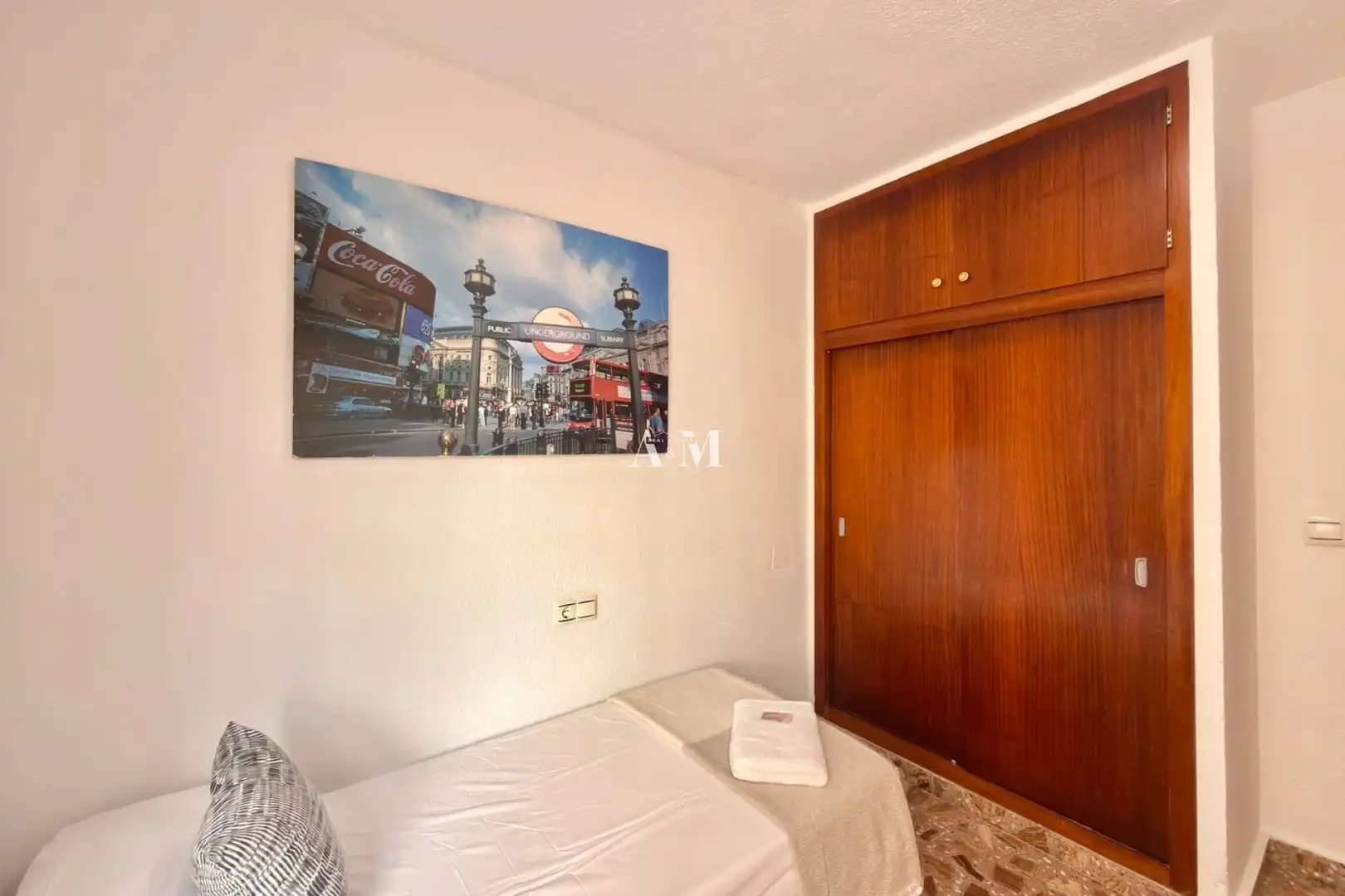 Schlafzimmer von Wohnung zur Miete in Torrevieja mit Klimaanlage, Heizung und Terrasse