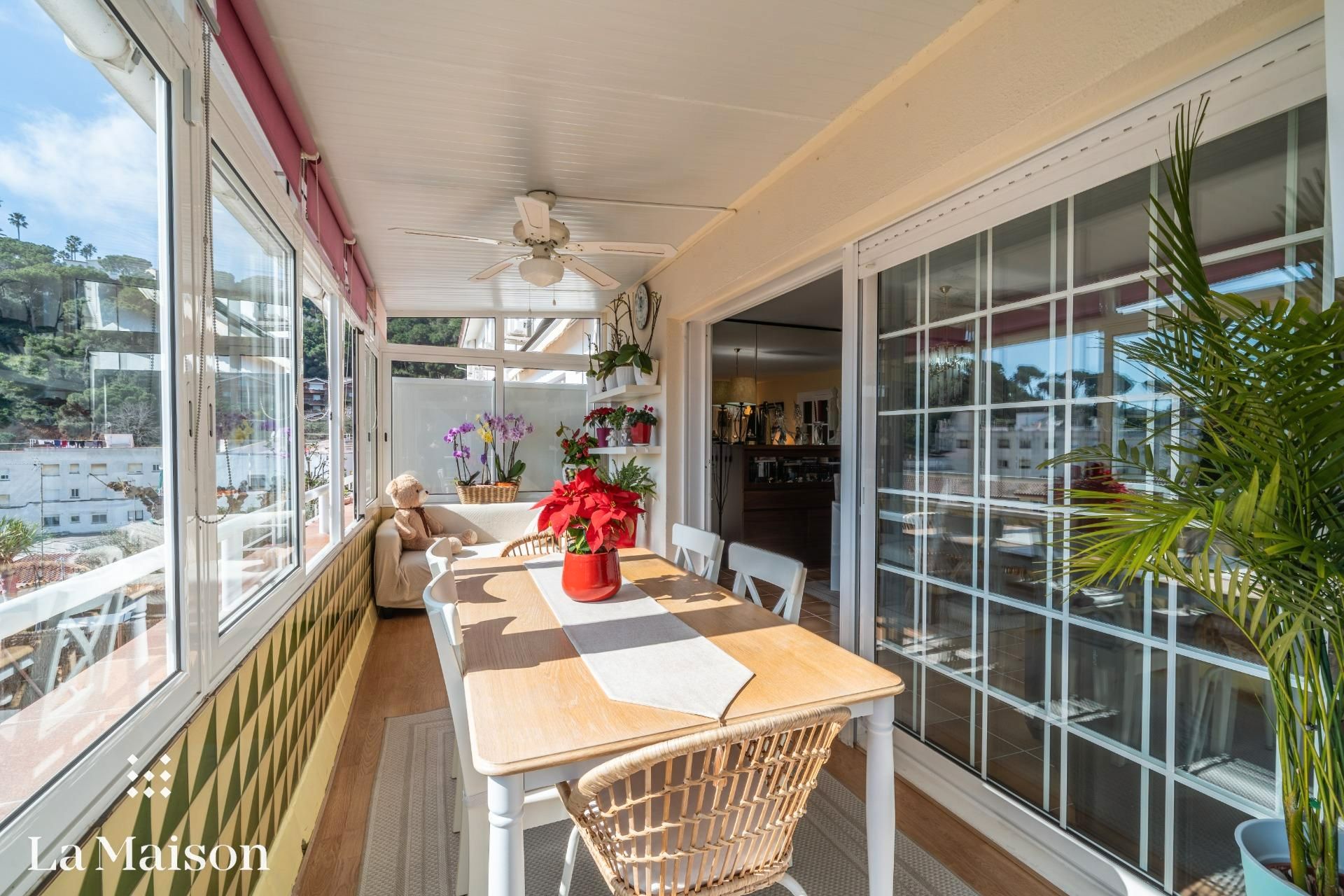 Terraza de Casa adosada en venta en Sant Andreu de Llavaneres con Aire acondicionado, Calefacción y Jardín privado