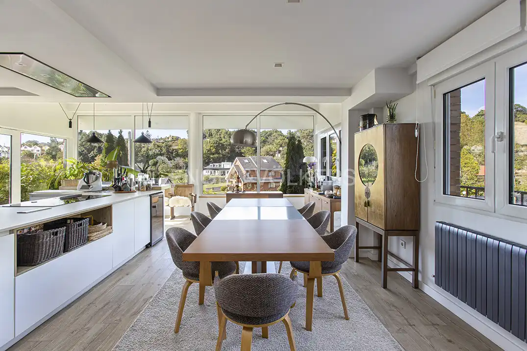 Comedor de Casa o chalet en venta en Gijón  con Calefacción, Jardín privado y Terraza