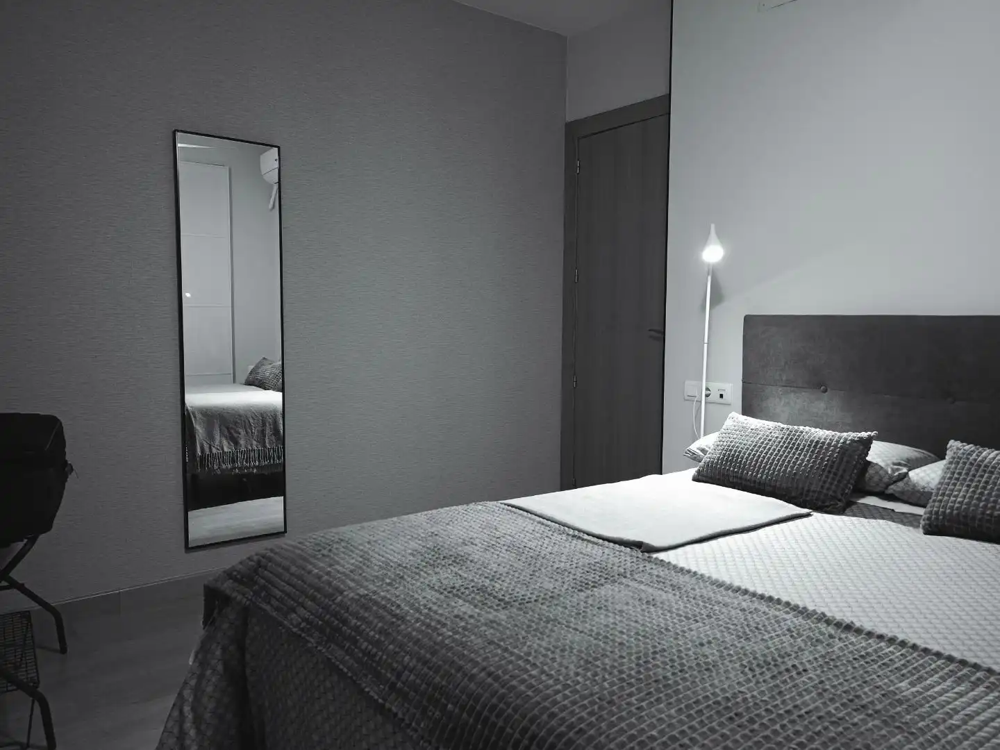 Bedroom of Flat for sale in Monachil  with Air Conditioner