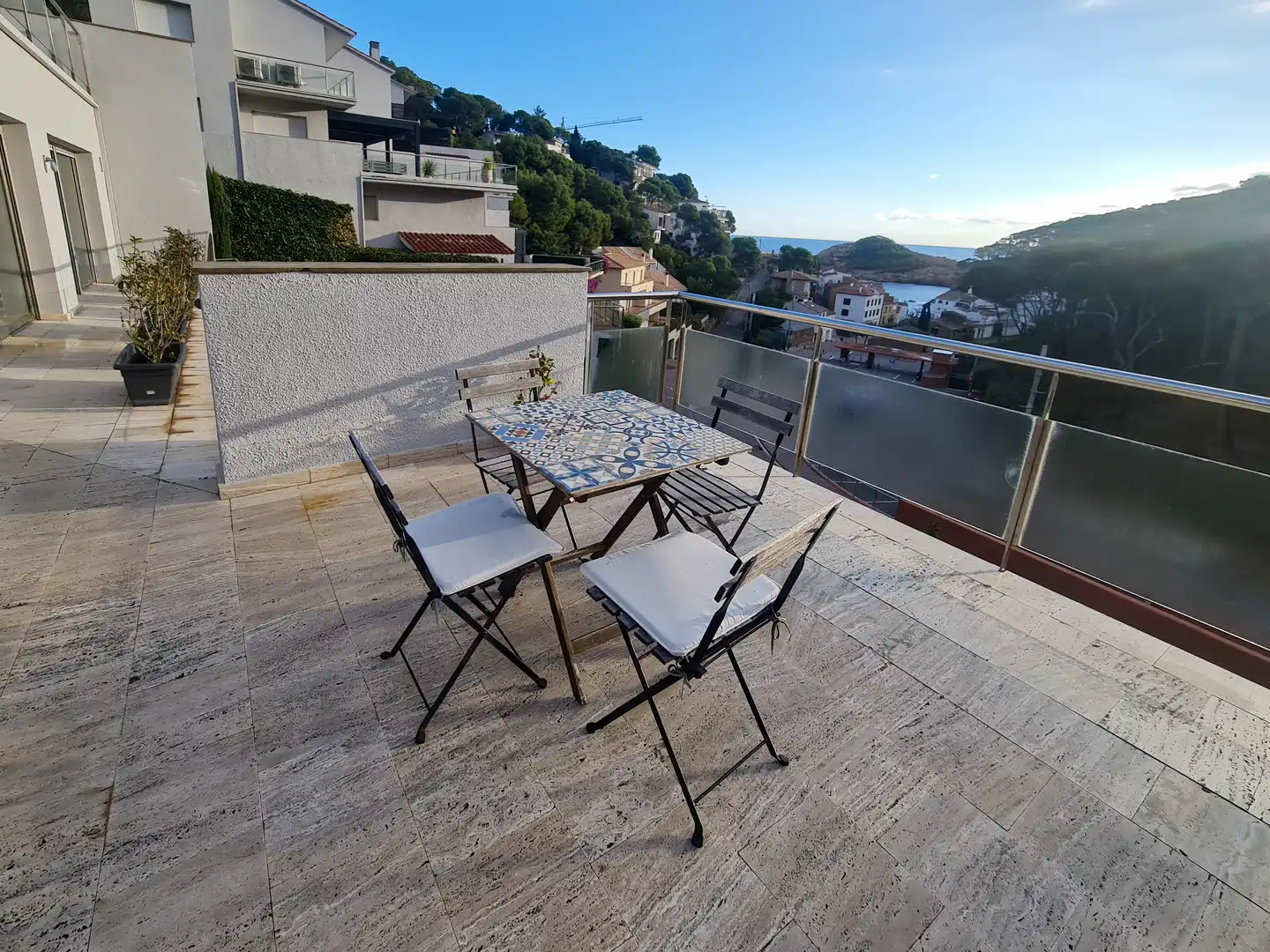 Terraza de Casa adosada en venta en Begur con Aire acondicionado, Calefacción y Jardín privado