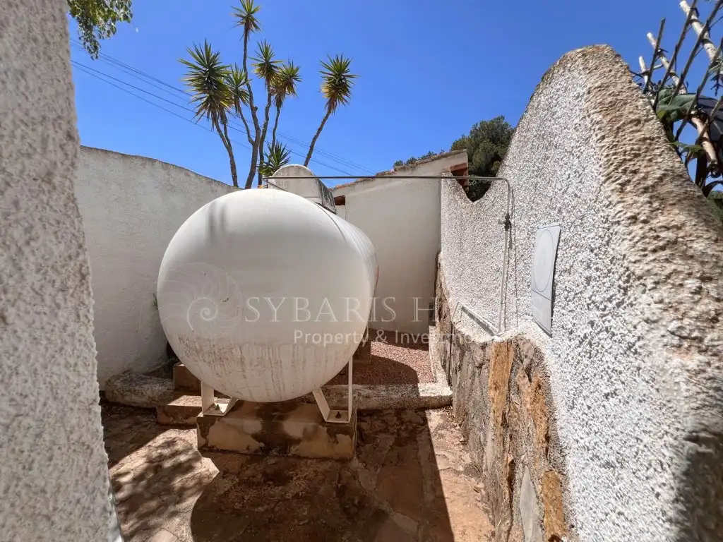 Vista exterior de Casa o chalet en venta en Benitachell / El Poble Nou de Benitatxell con Aire acondicionado y Piscina