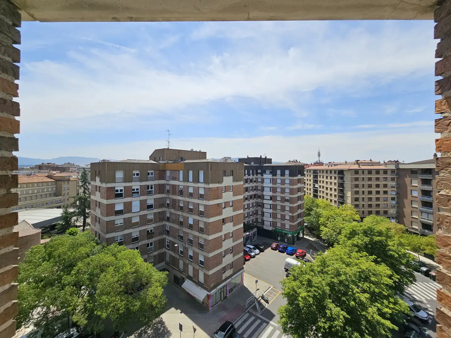 Exterior view of Attic for sale in  Pamplona / Iruña  with Heating, Parquet flooring and Terrace