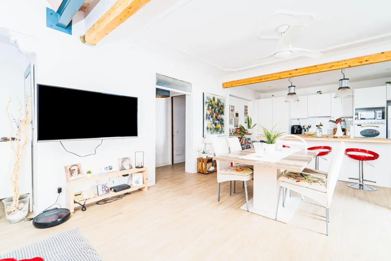 Living room of Flat for sale in  Palma de Mallorca  with Air Conditioner, Terrace and Storage room