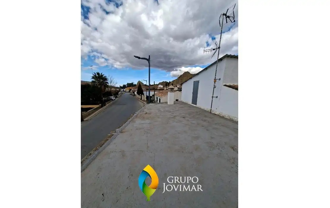 Vista exterior de Casa o chalet en venta en Purullena con Jardín privado, Terraza y Amueblado