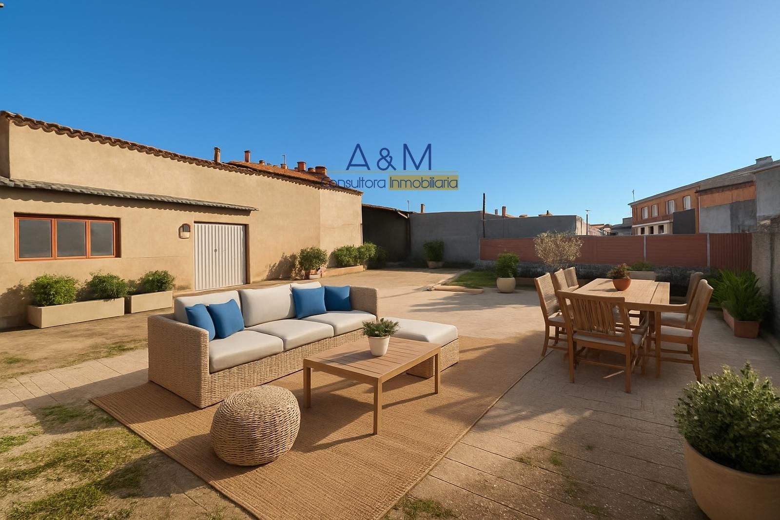 Terrassa de Casa o xalet en venda en Zaratán