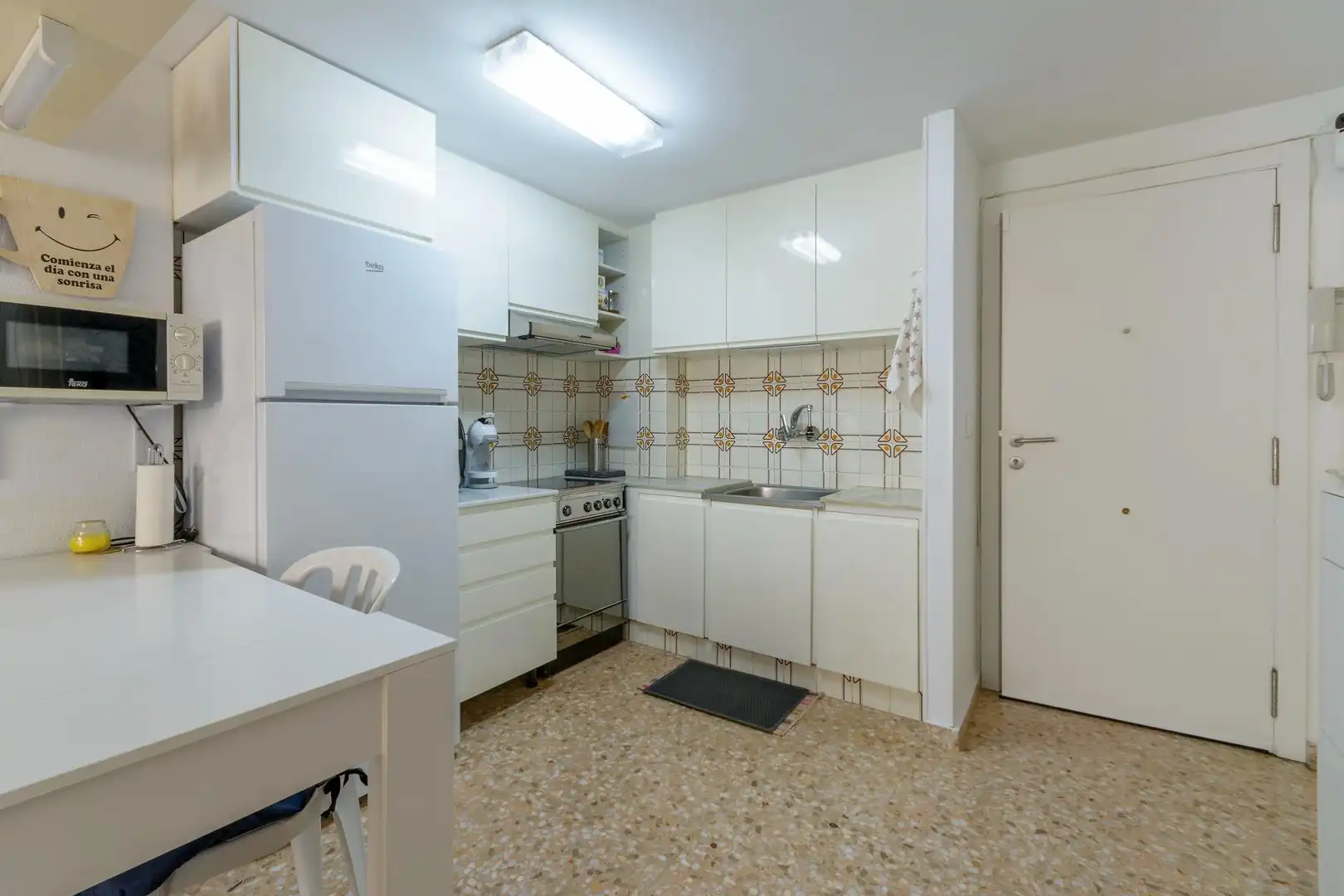 Cocina de Apartamento en venta en Bellreguard con Aire acondicionado, Calefacción y Terraza