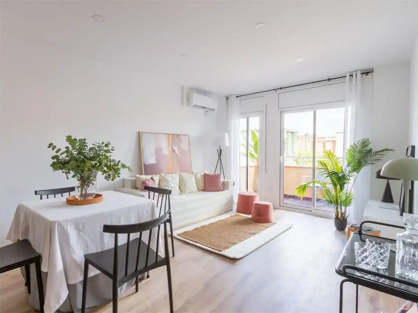 Sala de estar de Piso en venta en Sabadell con Aire acondicionado y Balcón