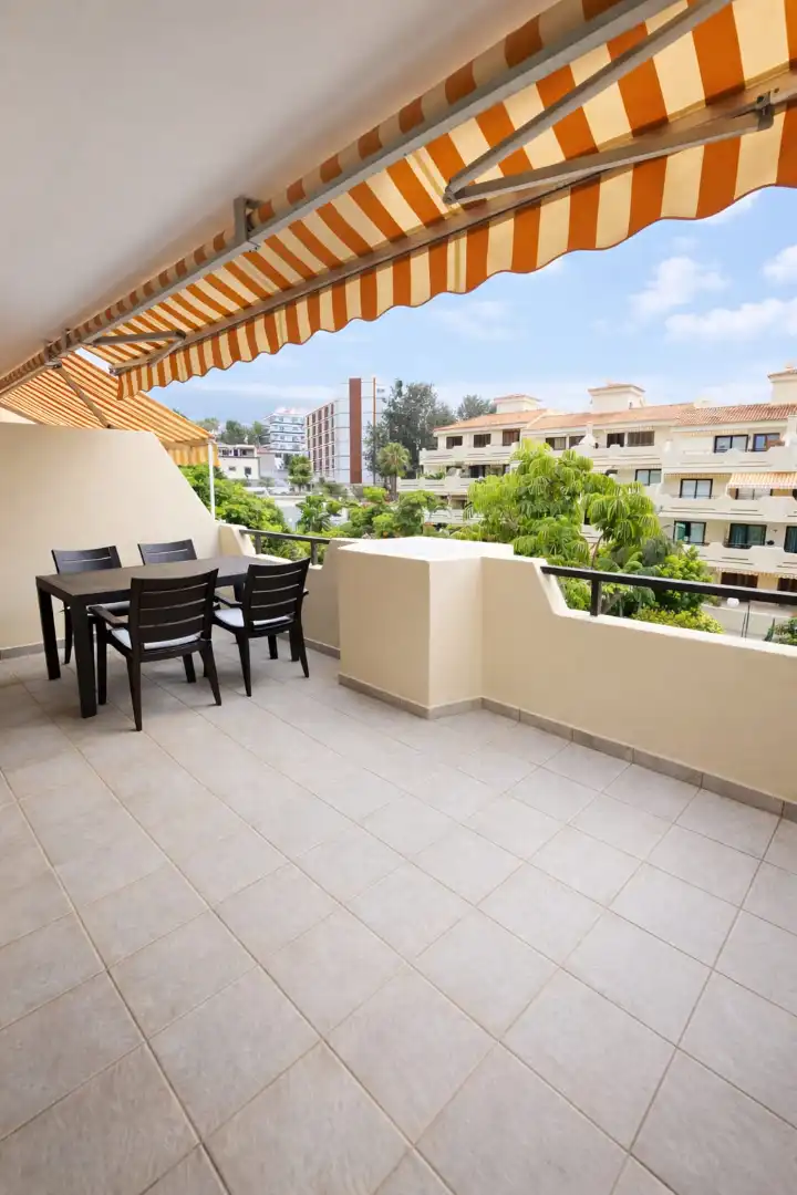 Terrasse von Wohnung zur Miete in Puerto de la Cruz mit Terrasse, Möbliert und Ofen