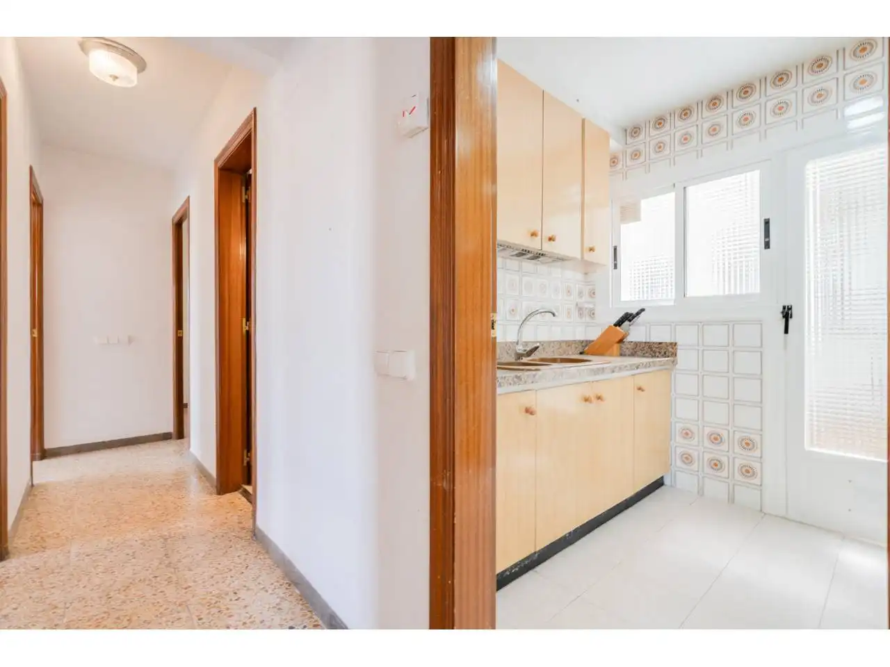 Kitchen of Flat for sale in Terrassa  with Heating and Balcony