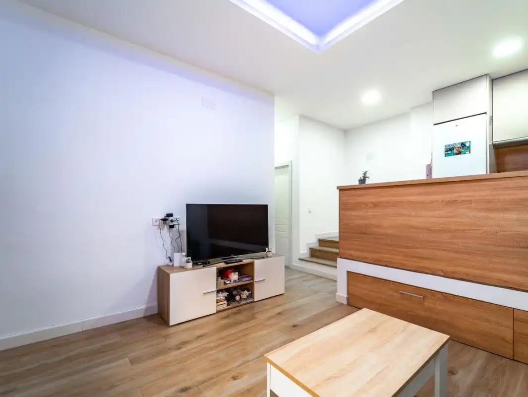 Sala d'estar de Estudi en venda en Málaga amb Aire condicionat, Calefacció i Moblat
