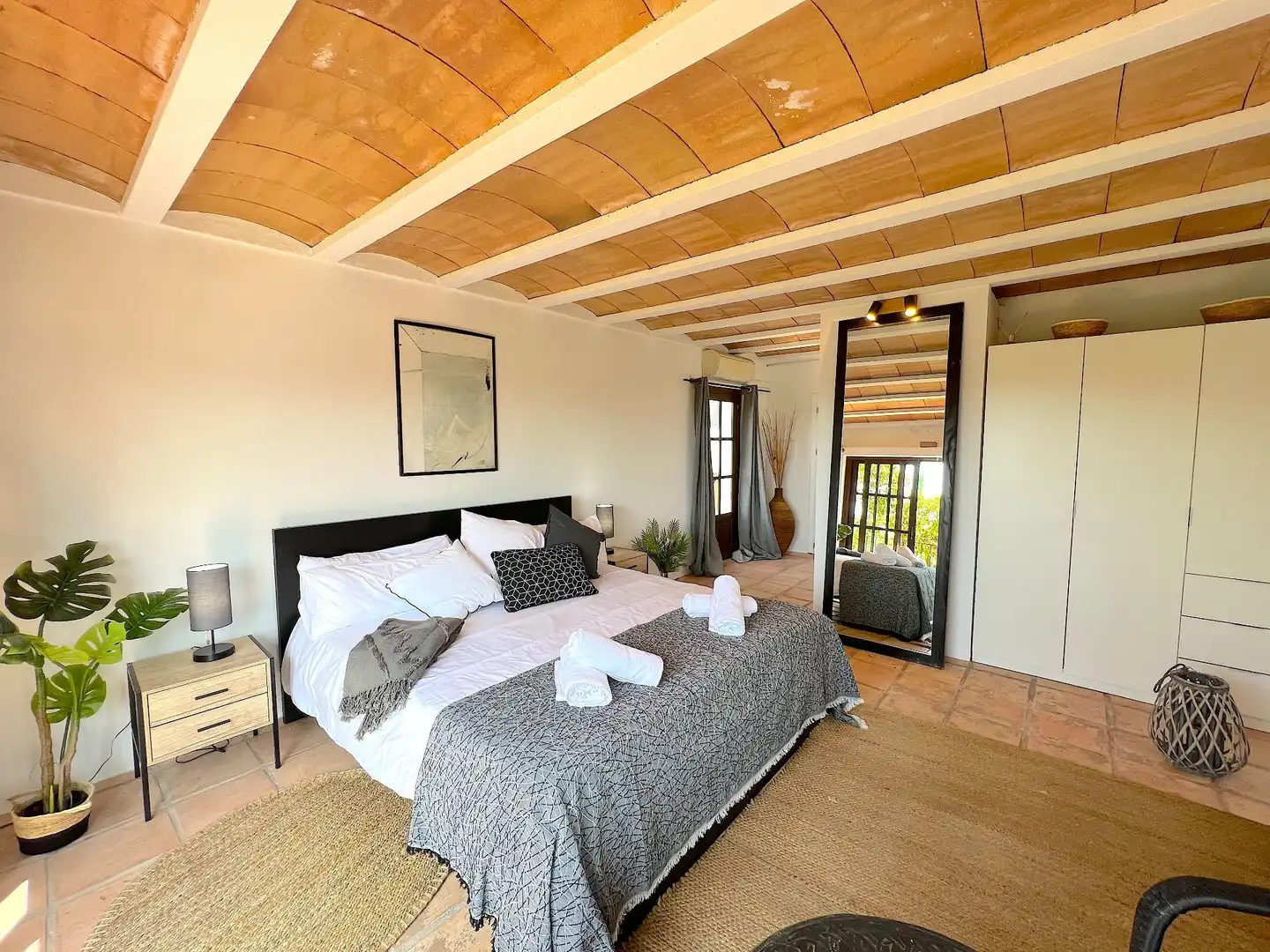 Bedroom of Houses for sale in Sant Antoni de Portmany  with Air Conditioner, Heating and Private garden