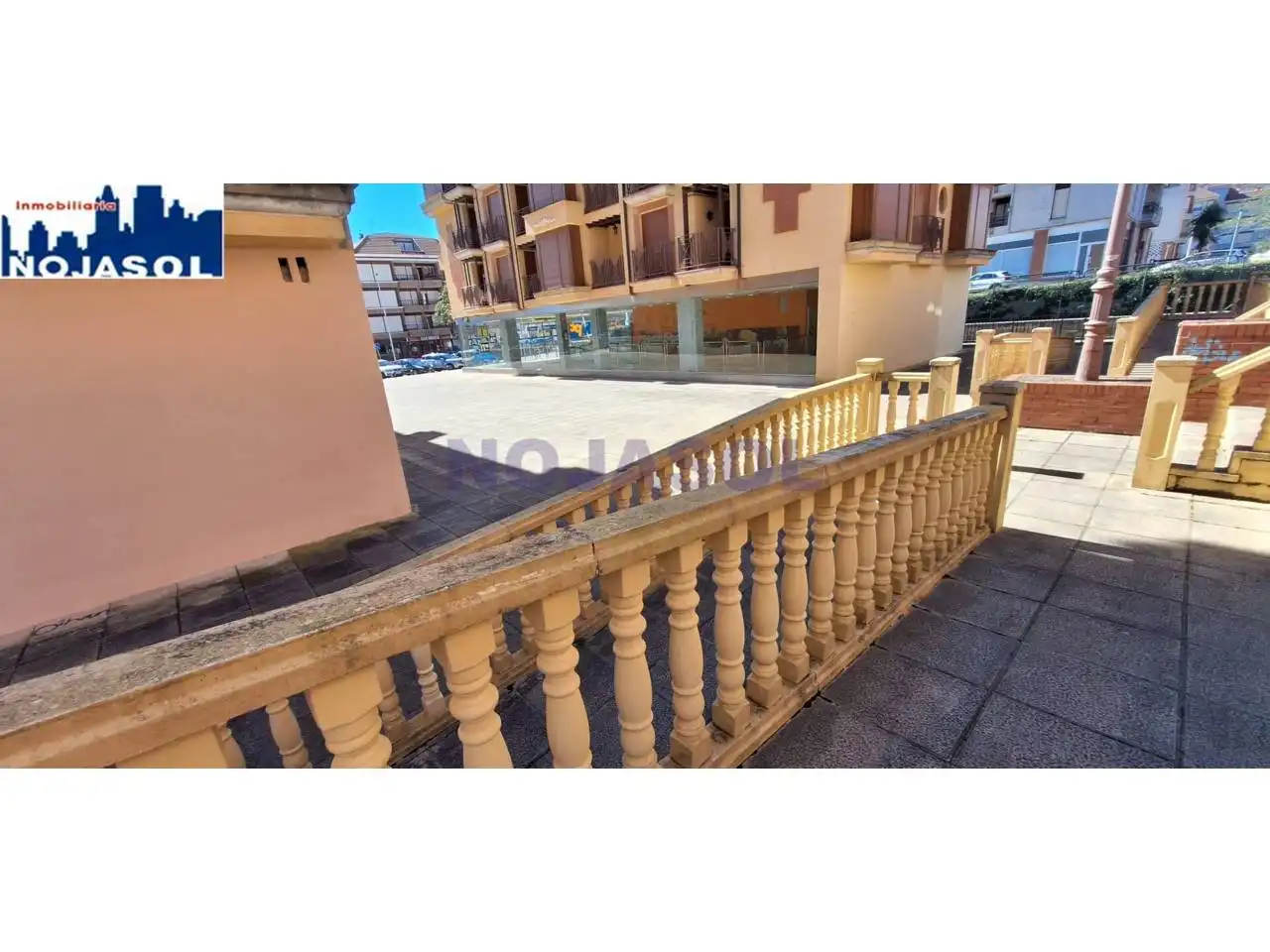 Außenansicht von Dachboden zur Miete in Noja mit Heizung, Terrasse und Möbliert
