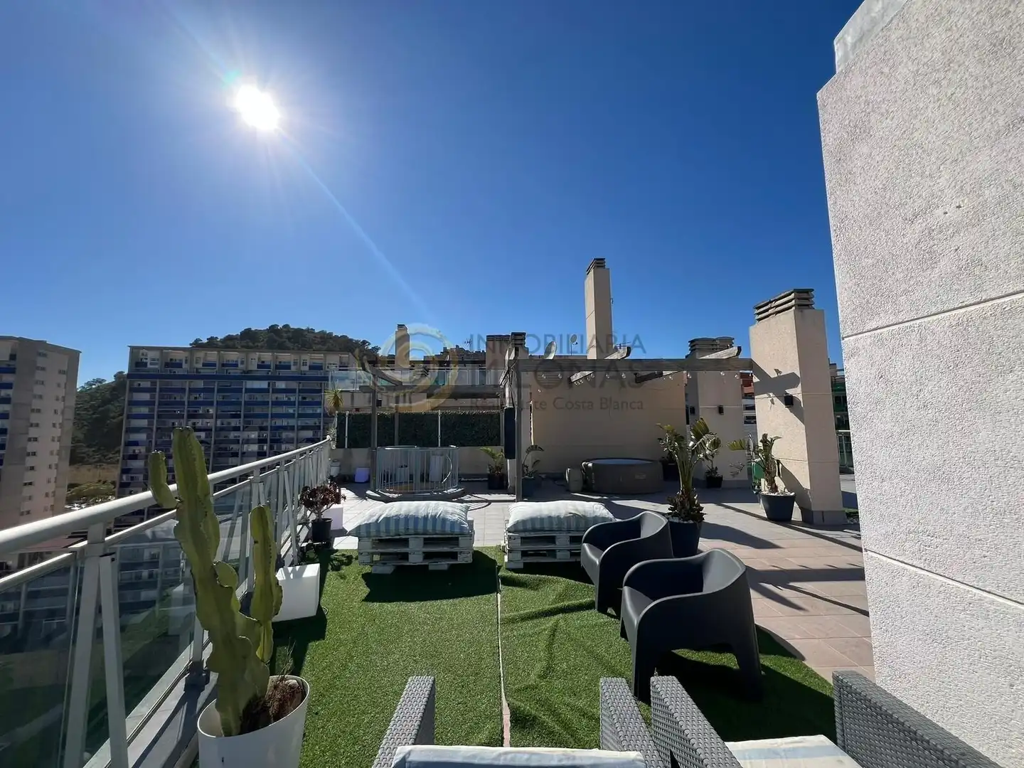Terrassa de Àtic en venda en Villajoyosa / La Vila Joiosa amb Aire condicionat, Terrassa i Piscina comunitària