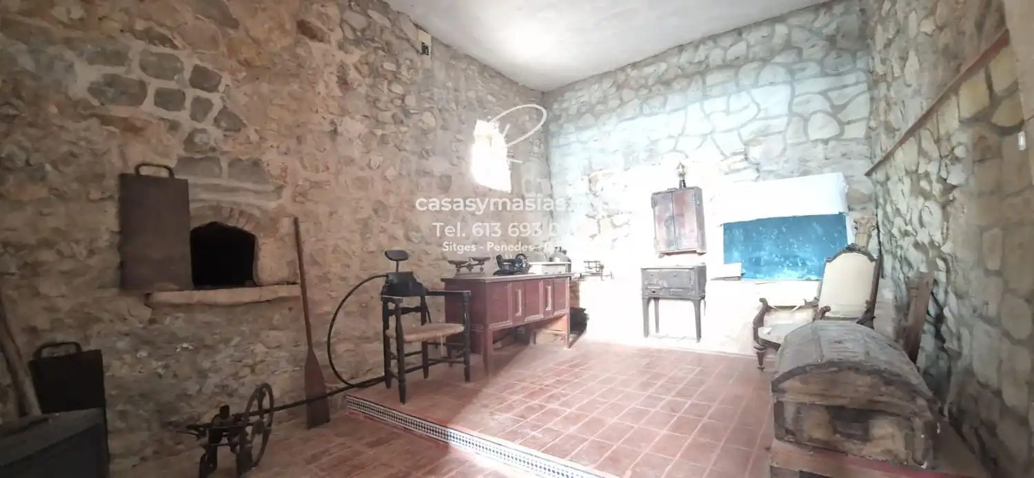 Cocina de Finca rústica en venta en El Montmell con Jardín privado, Terraza y Balcón