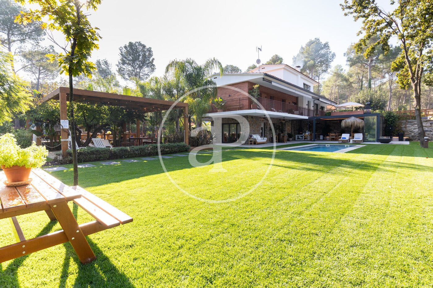 Jardí de Casa o xalet de lloguer en Sant Quirze del Vallès amb Aire condicionat, Calefacció i Jardí privat