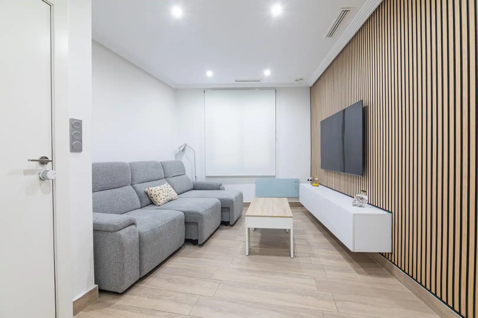 Living room of Flat for sale in Elche / Elx  with Air Conditioner and Furnished