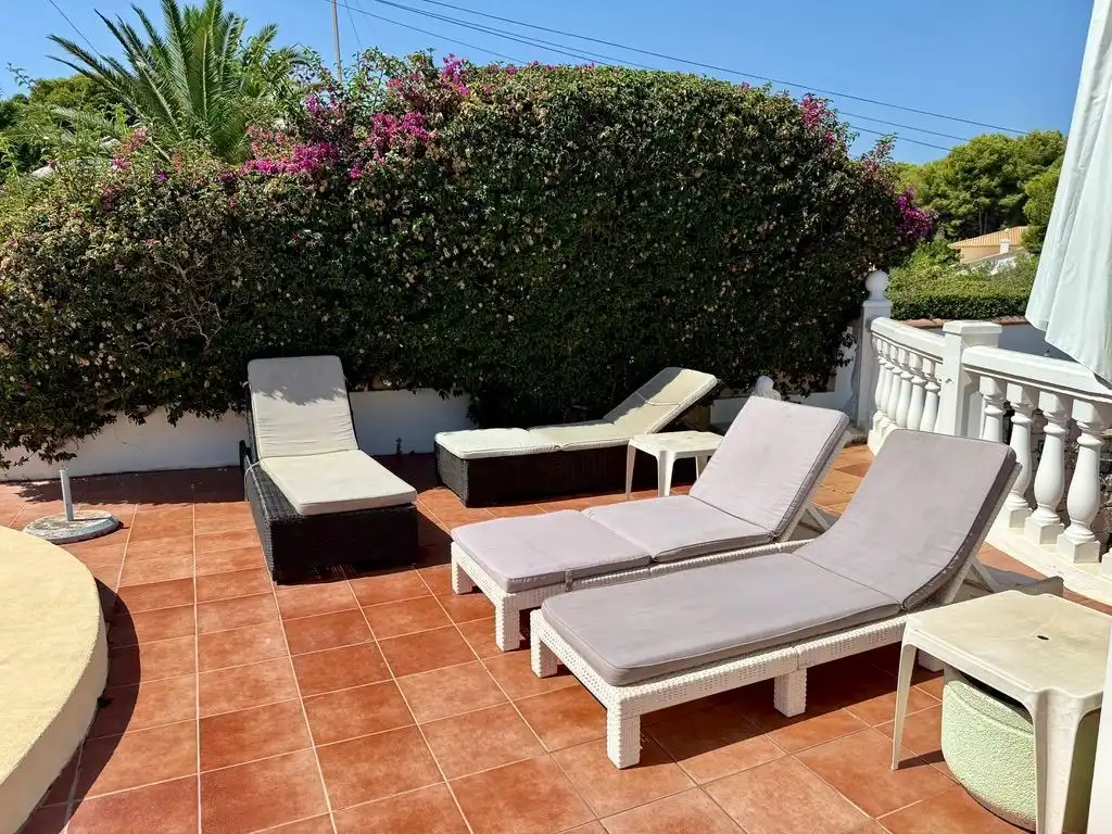 Terraza de Casa o chalet en venta en Jávea / Xàbia con Aire acondicionado, Calefacción y Jardín privado