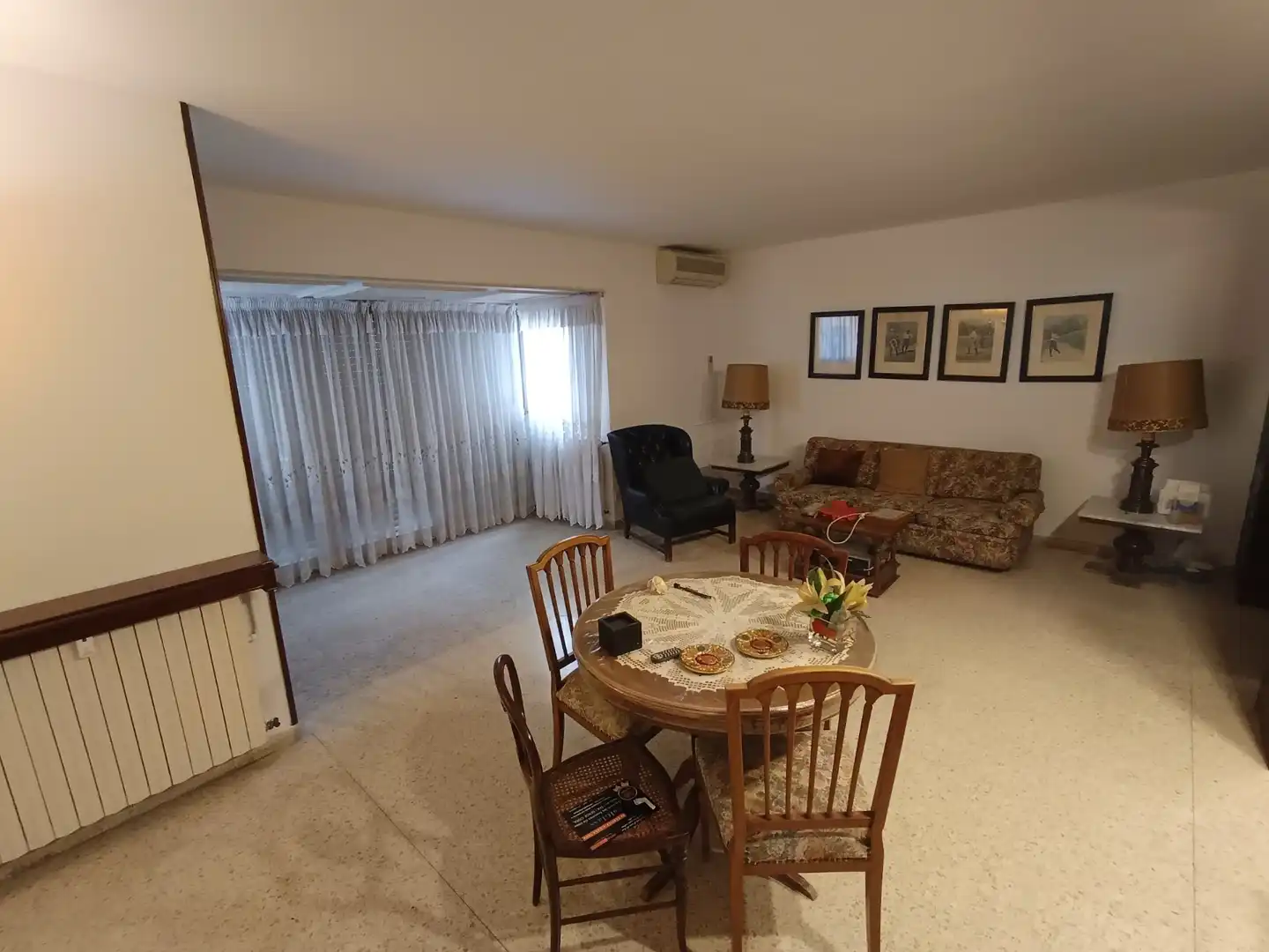 Sala de estar de Piso en venta en Lleida con Calefacción, Parquet y Balcón
