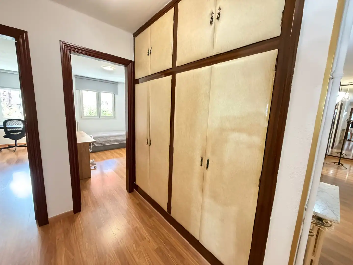 Bedroom of Flat for rent in Lleida  with Air Conditioner, Heating and Parquet flooring