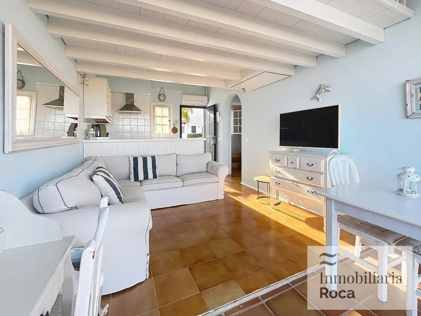 Sala de estar de Apartamento de alquiler en Es Mercadal con Amueblado y Balcón