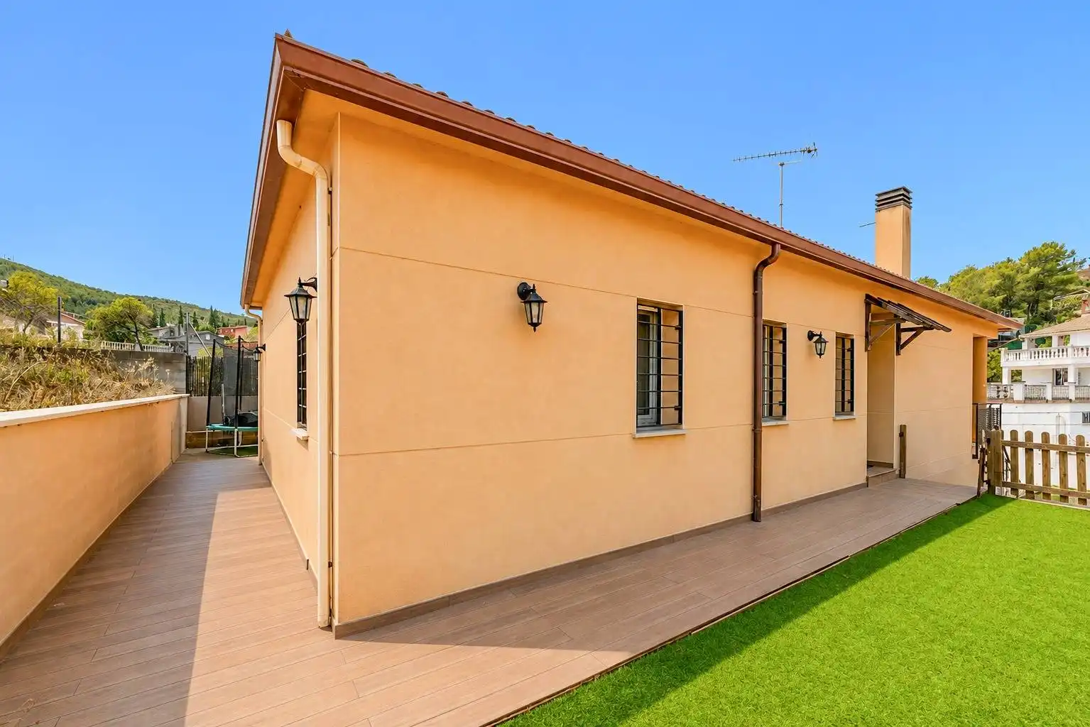 Exterior view of Houses for sale in Olèrdola  with Heating, Parquet flooring and Terrace