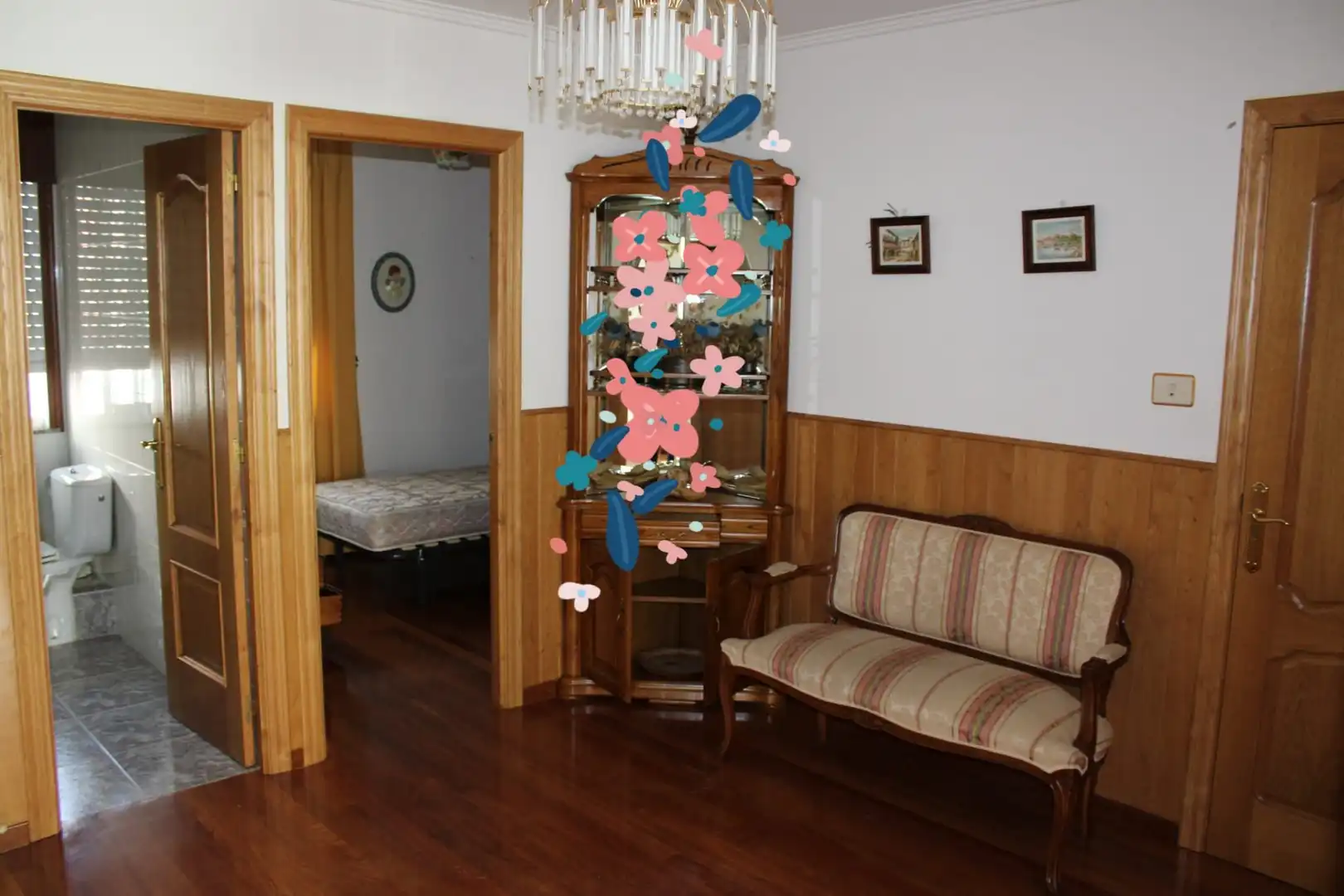 Sala d'estar de Casa o xalet en venda en Curtis amb Terrassa i Traster