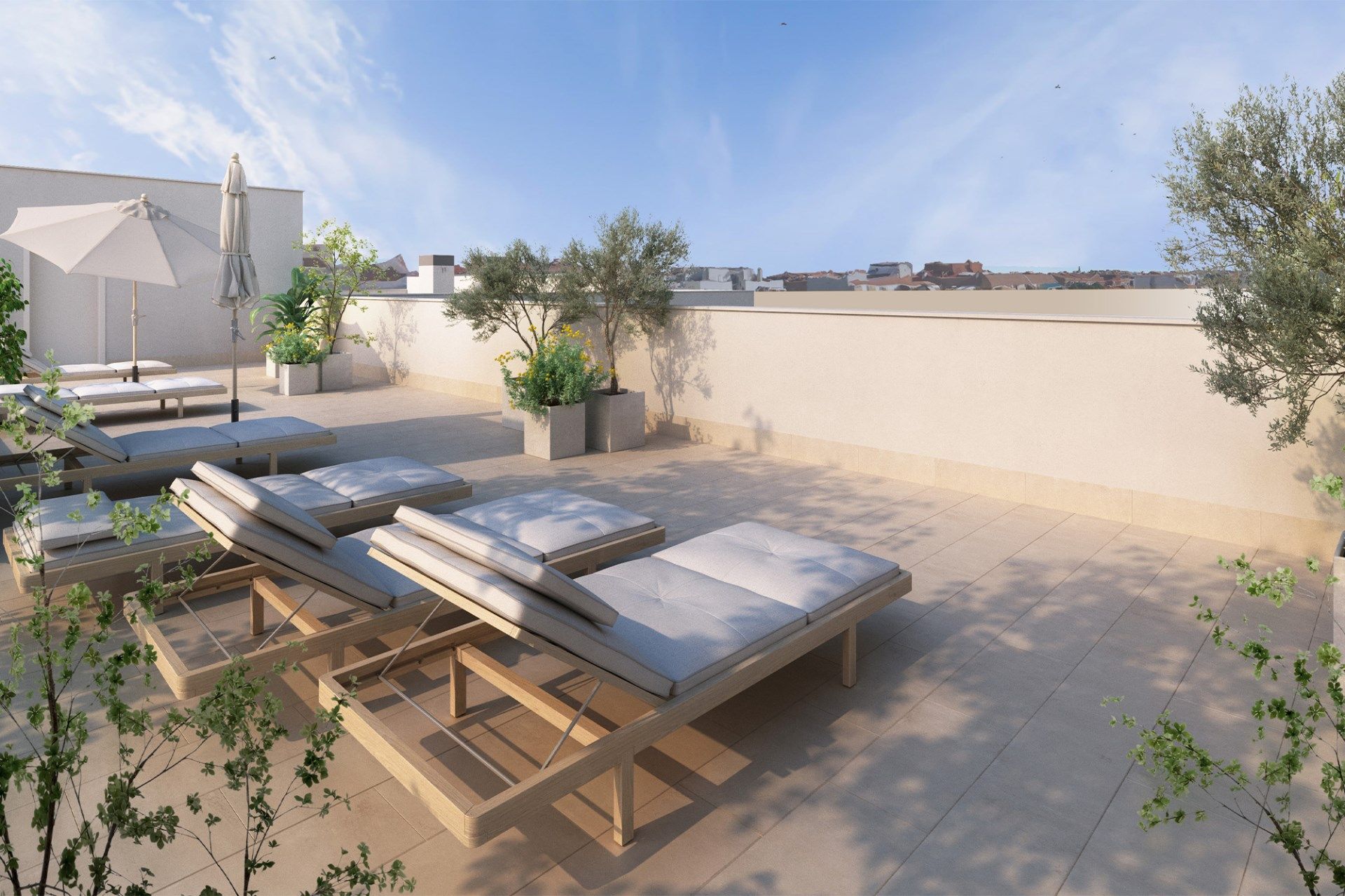 Terrasse von Wohnung zum verkauf in El Prat de Llobregat mit Klimaanlage, Heizung und Terrasse