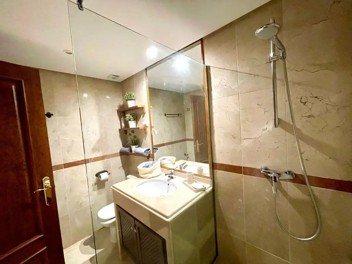 Bathroom of Flat for sale in Marbella  with Air Conditioner, Terrace and Storage room