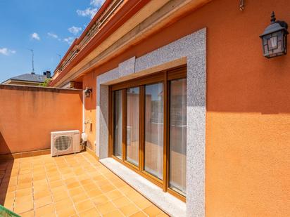 Terrace of Single-family semi-detached for sale in Collado Mediano  with Air Conditioner, Heating and Private garden