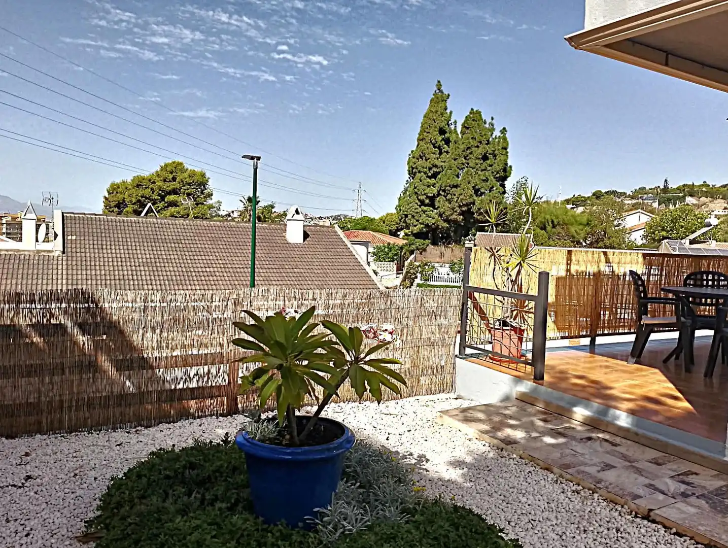 Terrasse von Wohnung zur Miete in Málaga mit Klimaanlage, Privatgarten und Terrasse