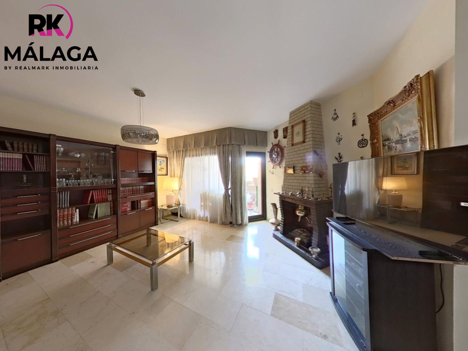 Living room of Flat for sale in Málaga Capital  with Air Conditioner, Private garden and Terrace