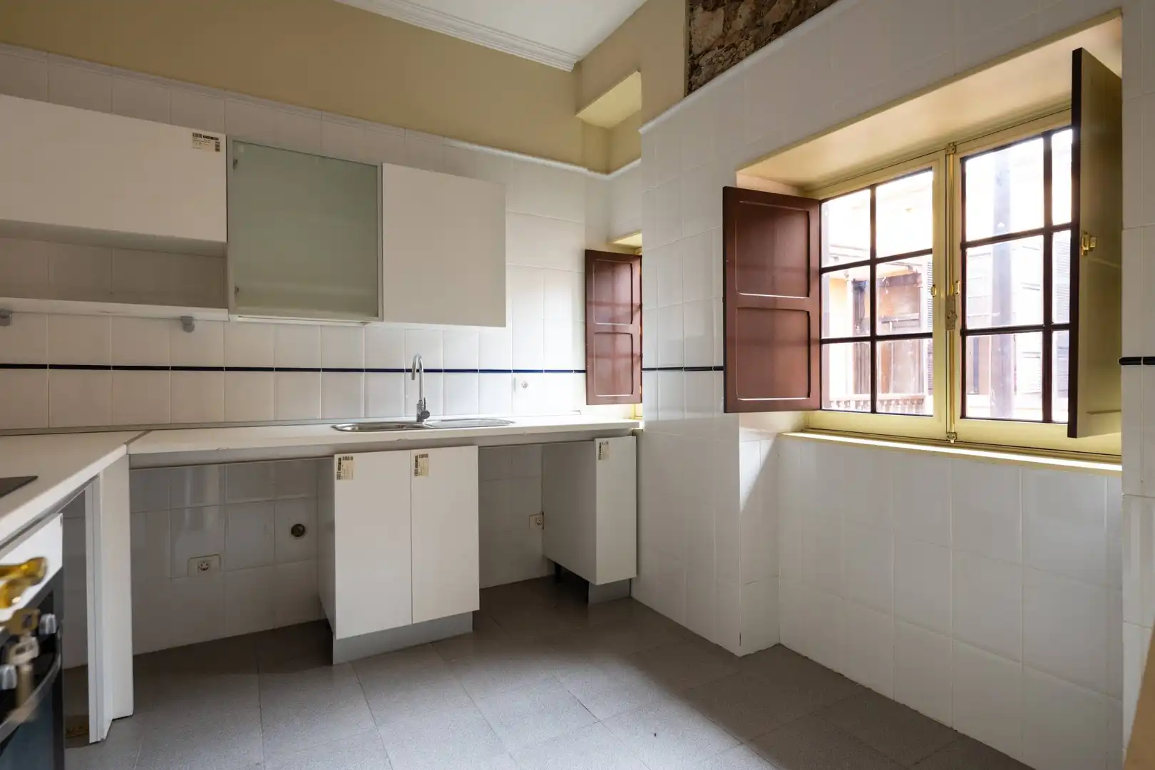 Cocina de Piso de alquiler en Las Palmas de Gran Canaria con Parquet
