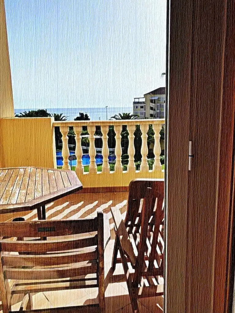 Terraza de Apartamento en venta en Dénia con Aire acondicionado, Jardín privado y Terraza